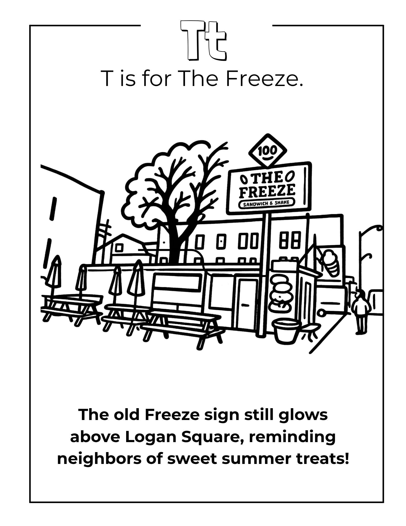 Logan Square ABCs Coloring Book