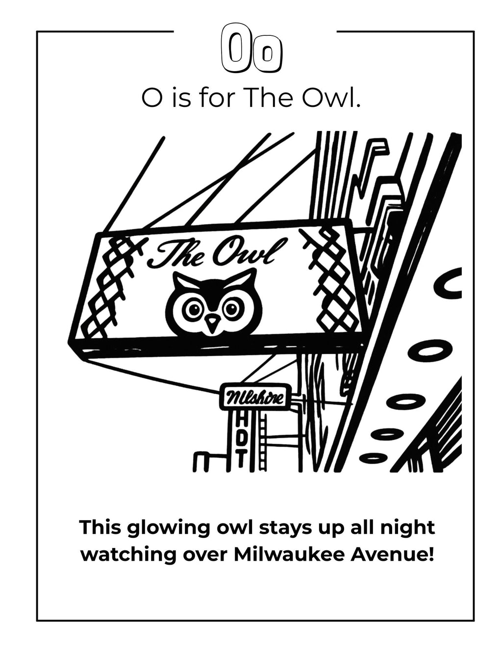 Logan Square ABCs Coloring Book